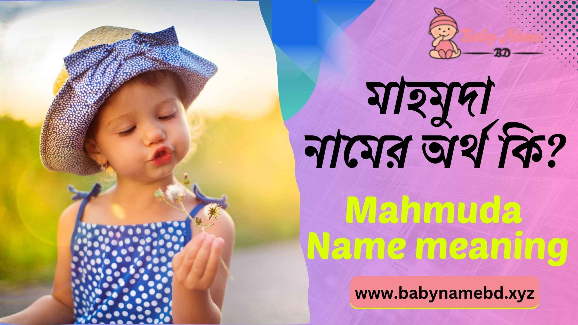 মাহমুদা নামের অর্থ কি Mahmuda Namer Bangla Ortho Ki